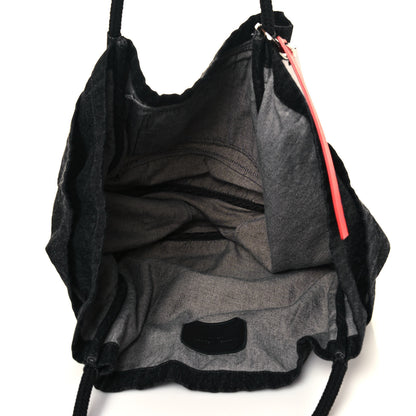 Proenza Schouler Denim Tote Black 5 of 11