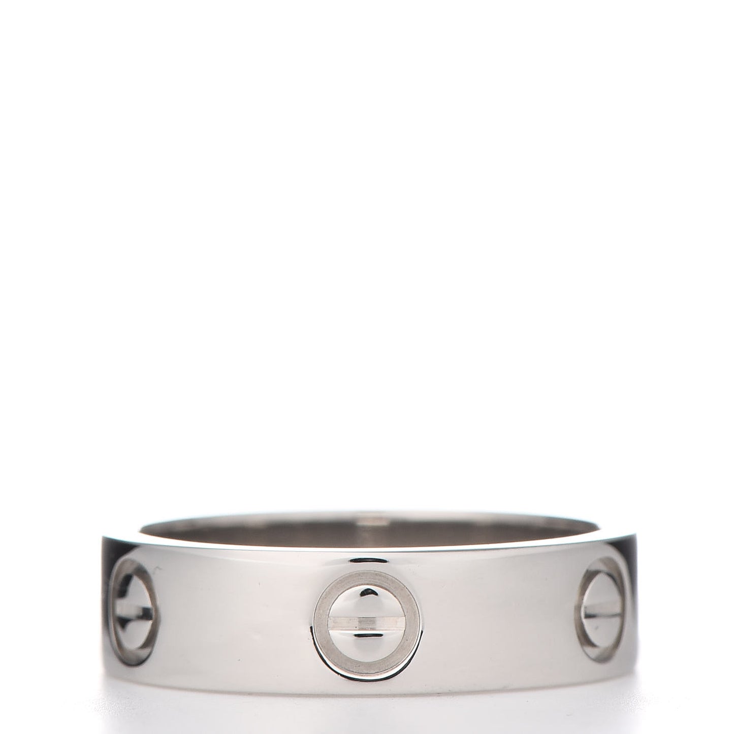 Platinum 5.5mm LOVE Ring 56 7.5