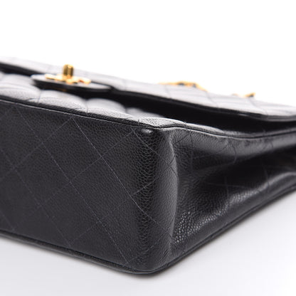 Chanel Caviar Quilted Jumbo Single Flap Black 10 of 10