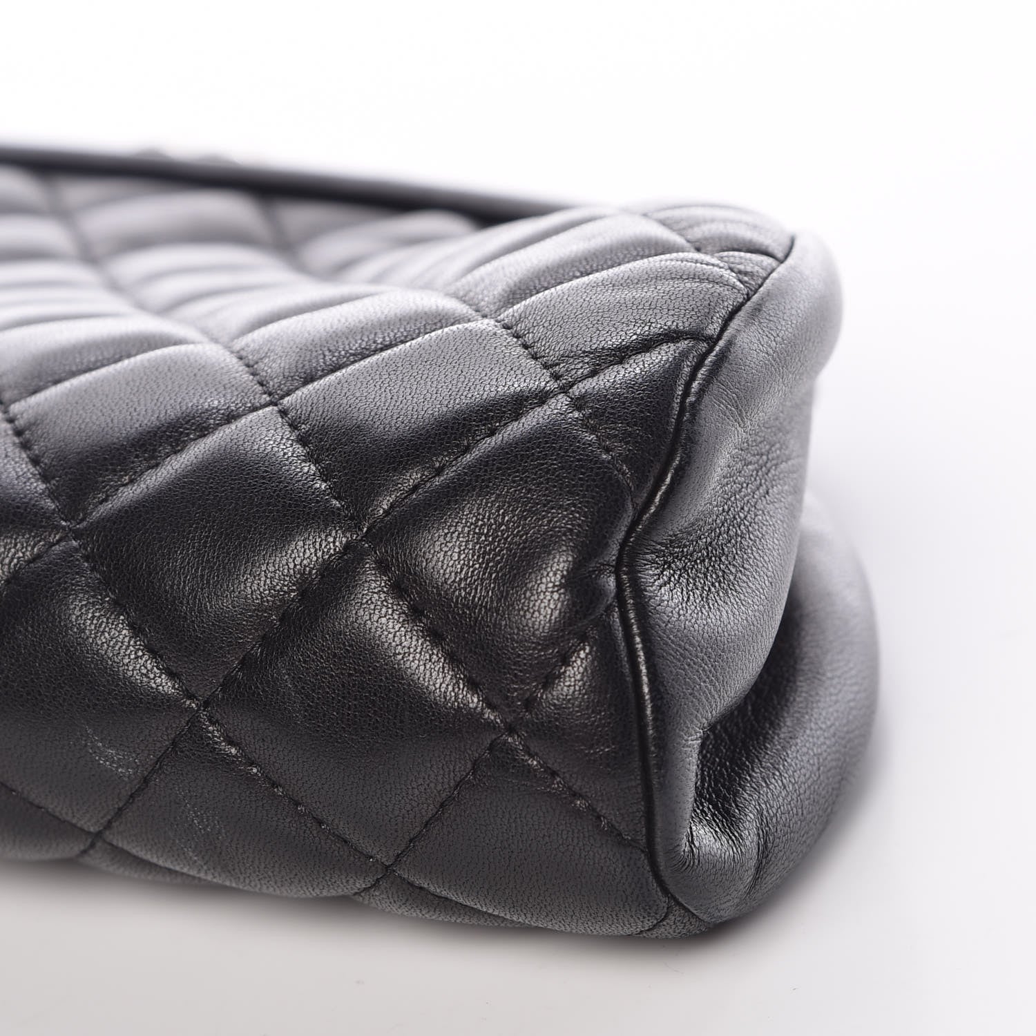 Chanel Lambskin Quilted Timeless Clutch Black 9 of 9