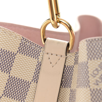 Louis Vuitton Damier Azur Braided Neonoe BB Pink 11 of 13
