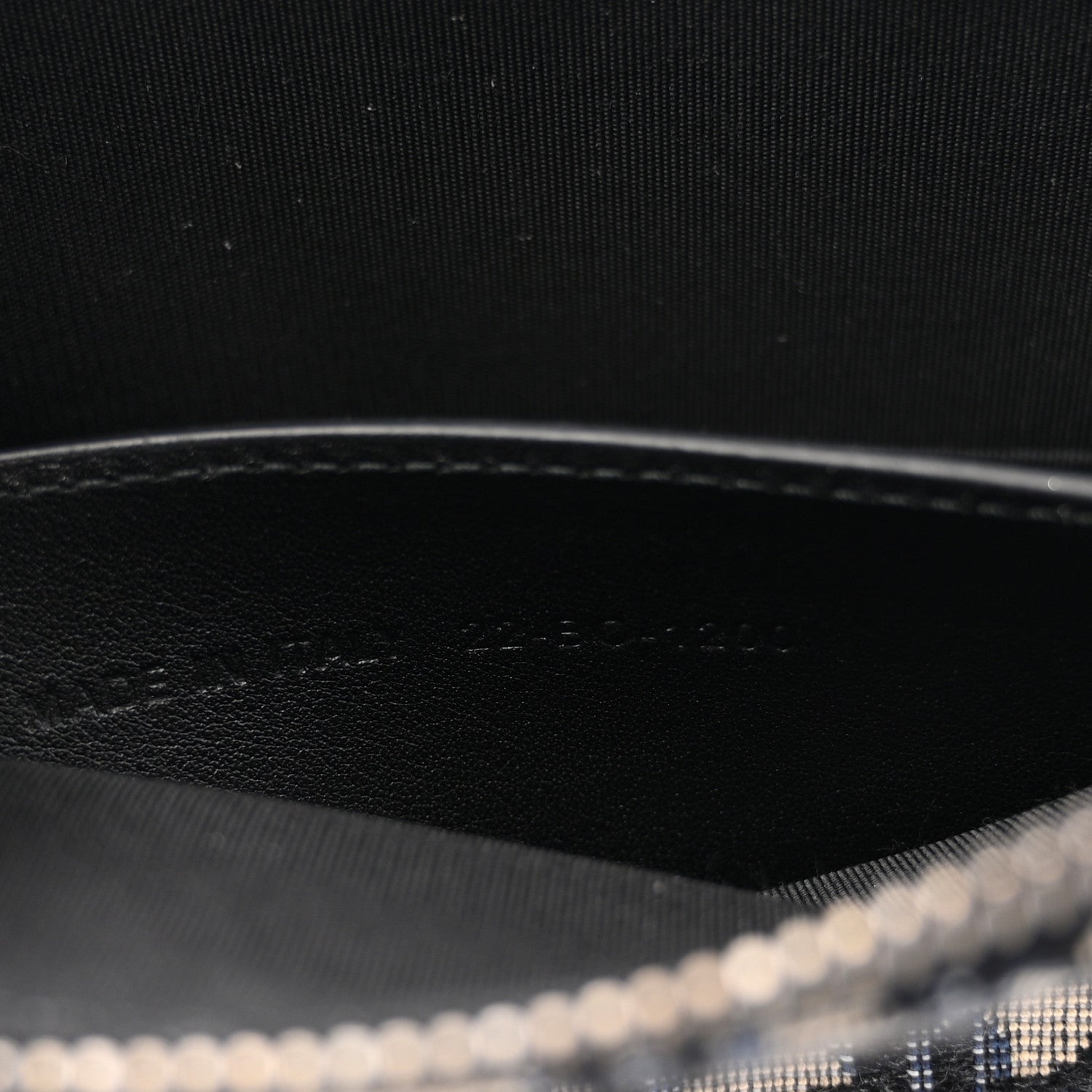 Christian Dior Oblique A4 Flat Pouch Clutch Blue 7 of 7