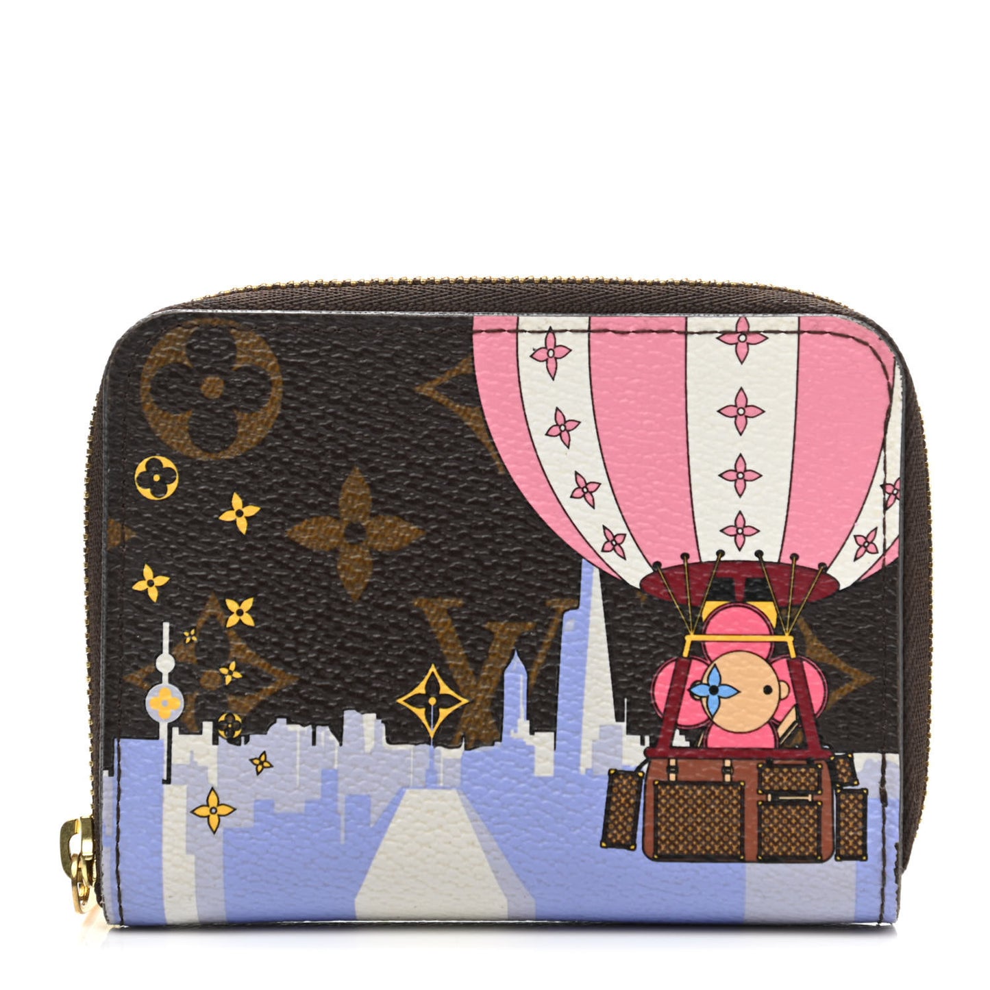 Monogram 2019 Christmas Animation Zippy Coin Purse