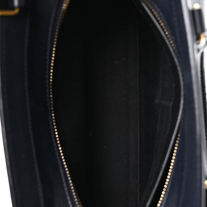 Saint Laurent Smooth Calfskin Small East Side Tote Midnight Blue 6 of 13