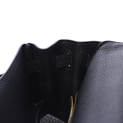 Hermes Togo Kelly Retourne 25 Black 12 of 33