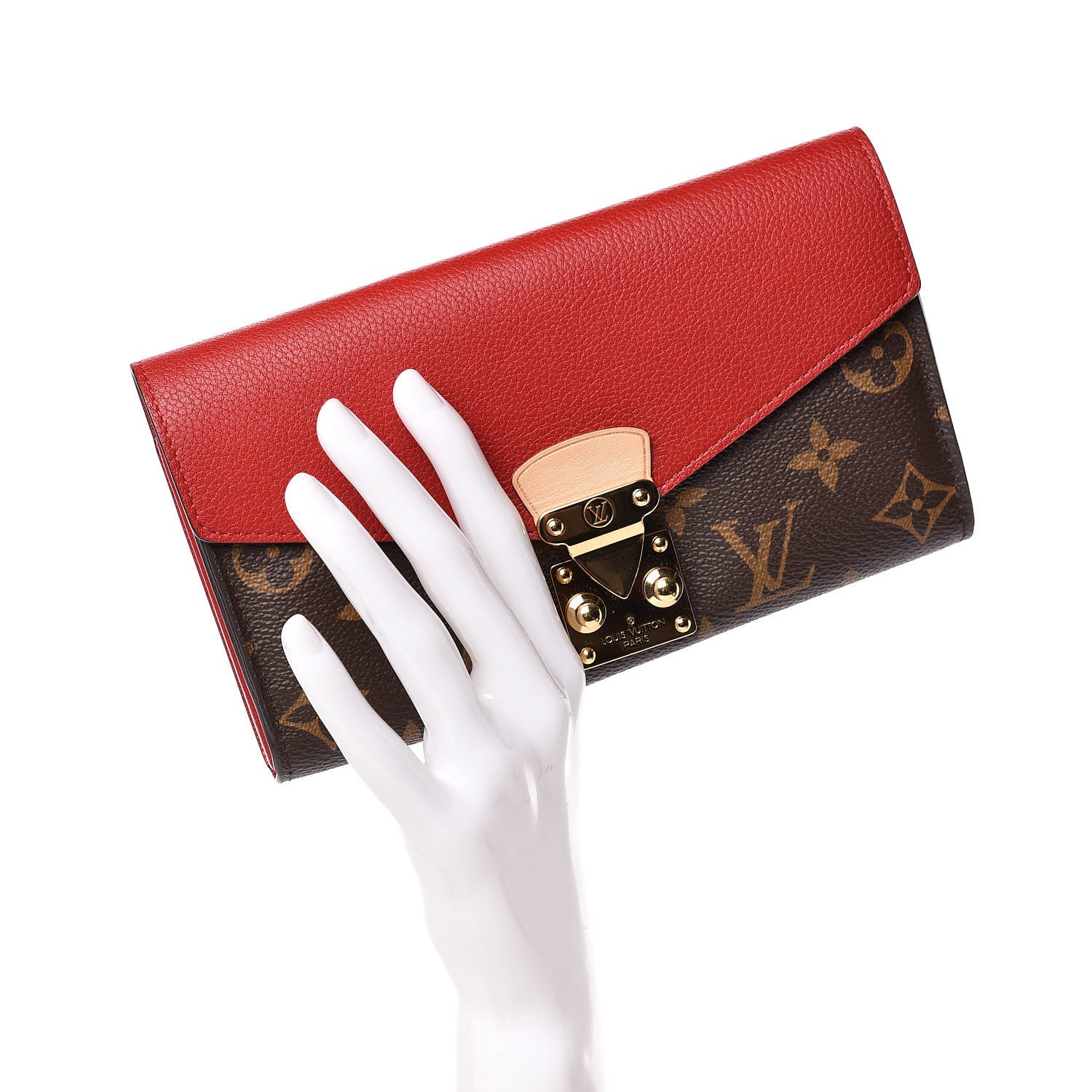 Louis Vuitton Monogram Pallas Wallet Cherry 2 of 8