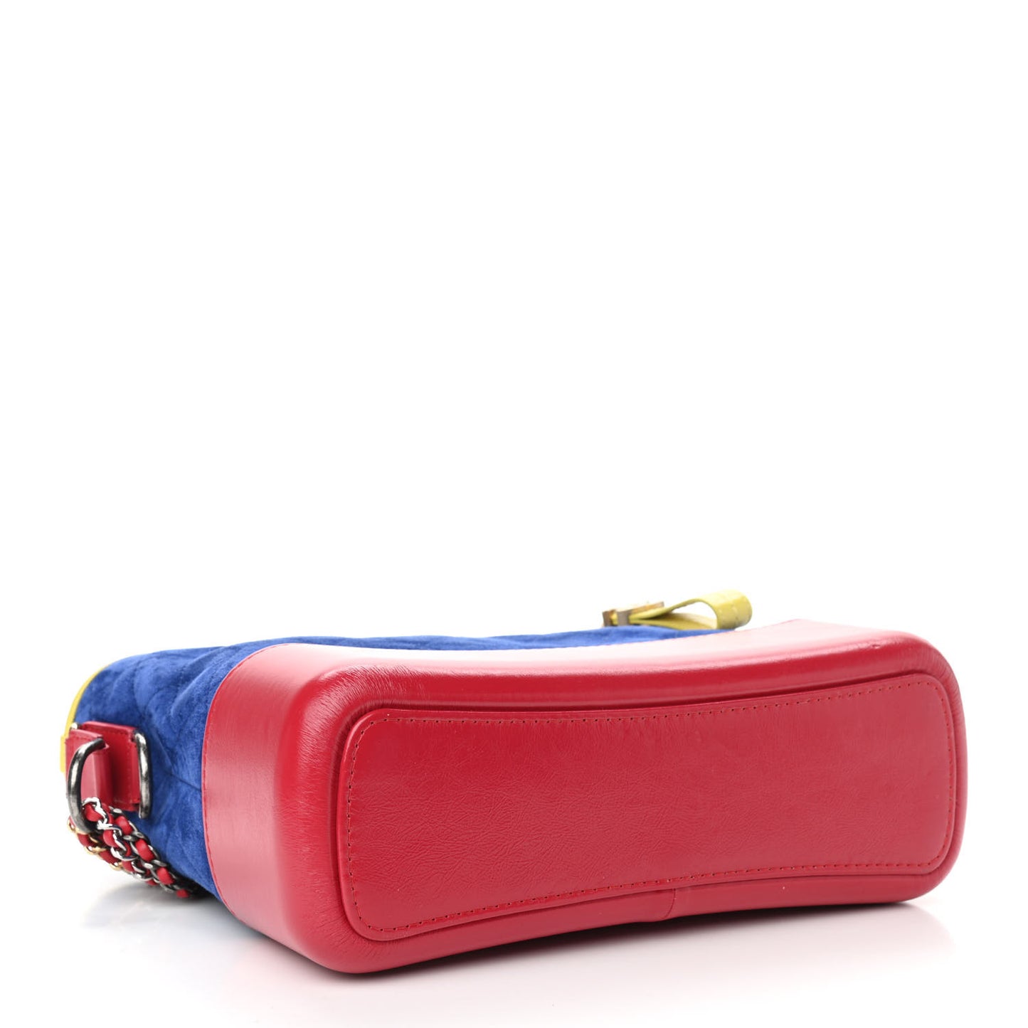 Suede Calfskin Quilted Medium Gabrielle Hobo Red Blue Yellow