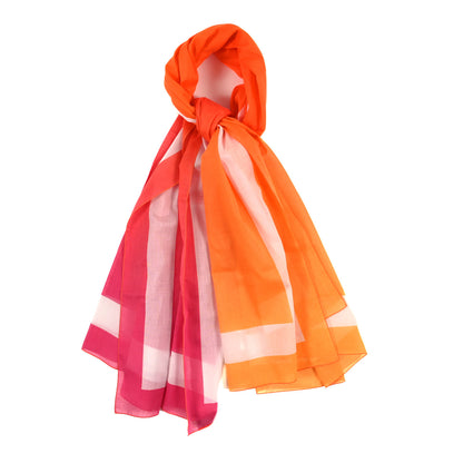 Hermes Cotton Ombre Beach Pareo Framboise Orange 1 of 3