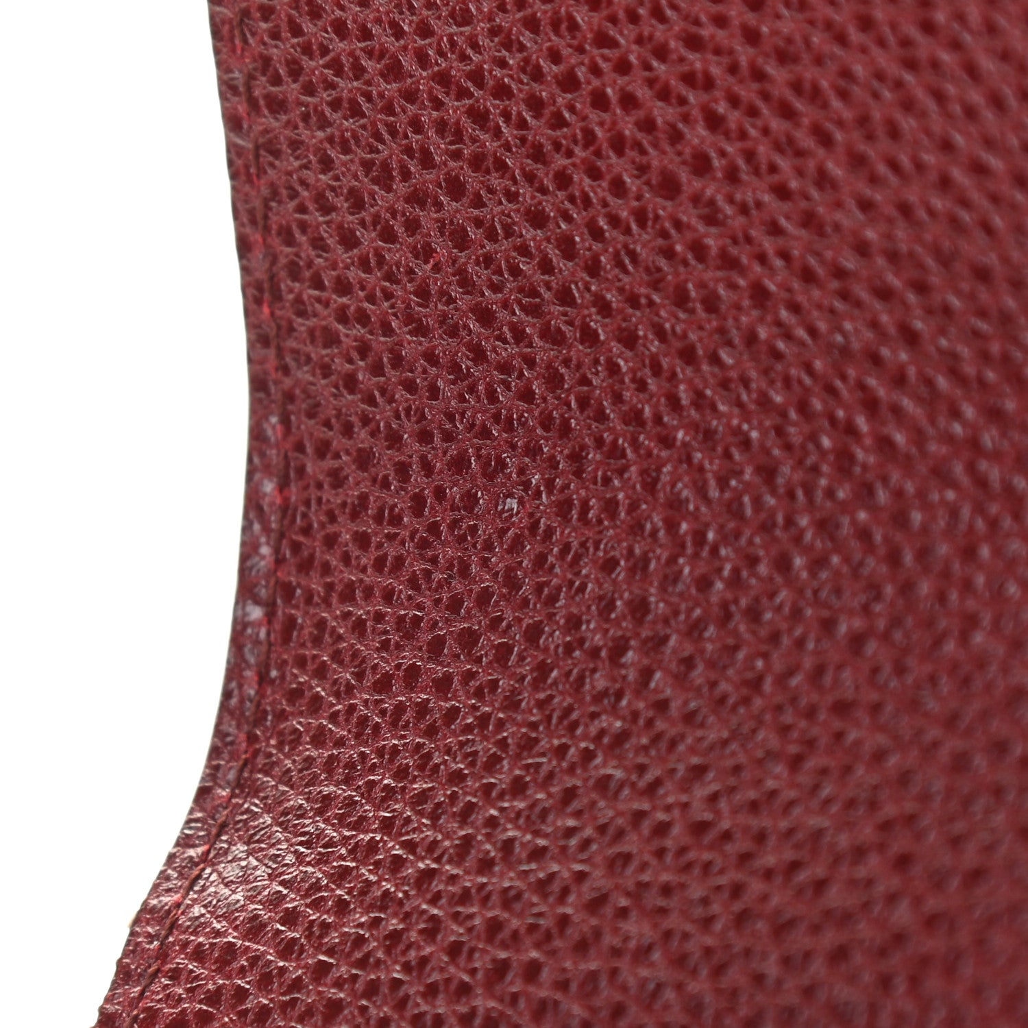 Gucci Grainy Calfskin Zumi Continental Wallet Vintage Bordeaux 6 of 7