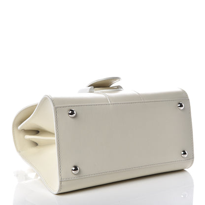 Delvaux Calfskin Mini Brillant Satchel Ivory 4 of 13