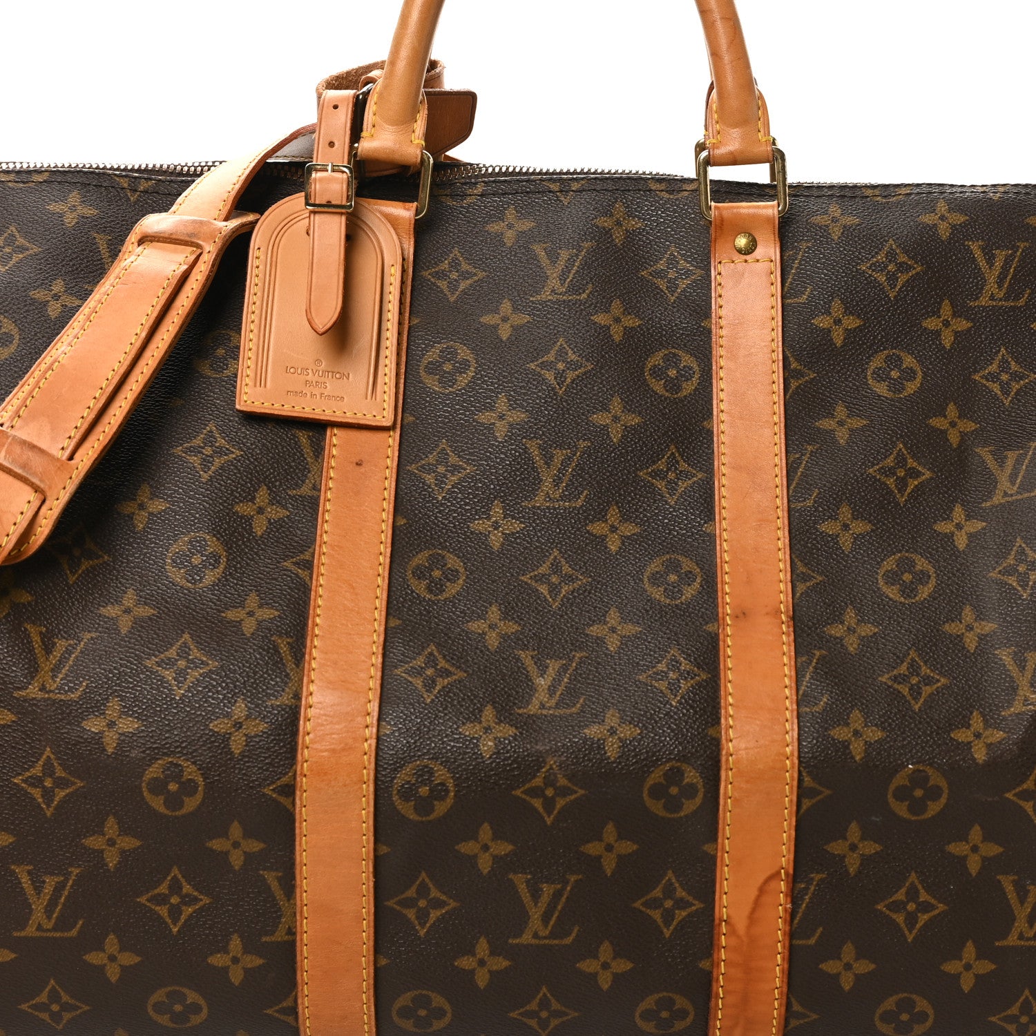Louis Vuitton Monogram Keepall Bandouliere 55 7 of 15