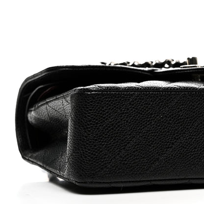 Chanel Caviar Quilted Small Double Flap Black 9 of 10