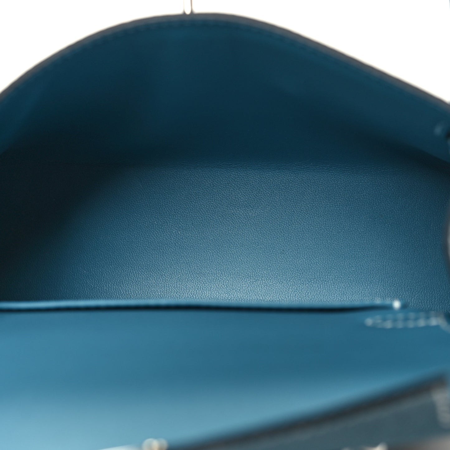 Epsom Mini Kelly Sellier 20 New Blue Jean