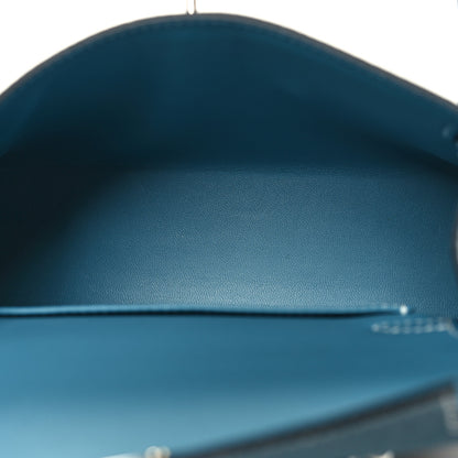 Hermes Epsom Mini Kelly Sellier 20 New Blue Jean 5 of 10