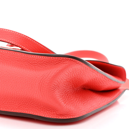 Hermes Taurillon Clemence Halzan 31 Rose Jaipur 10 of 11
