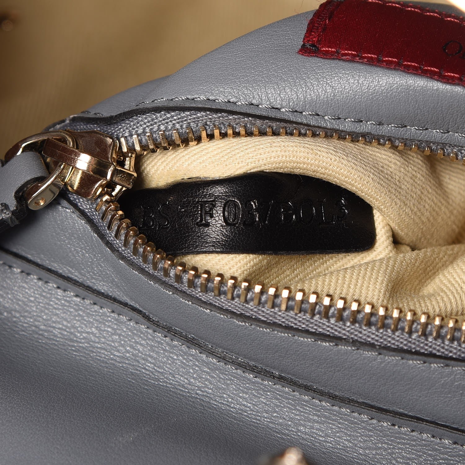 Valentino Garavani Vitello Small Rockstud Tote Grey 7 of 7