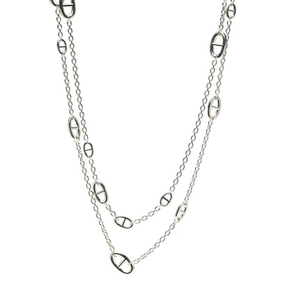 Hermes Sterling Silver Farandole Necklace 160 1 of 5