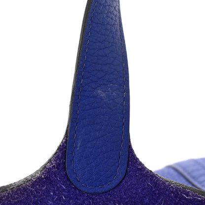 Hermes Taurillon Clemence Picotin Lock 18 PM Bleu Electrique 11 of 11