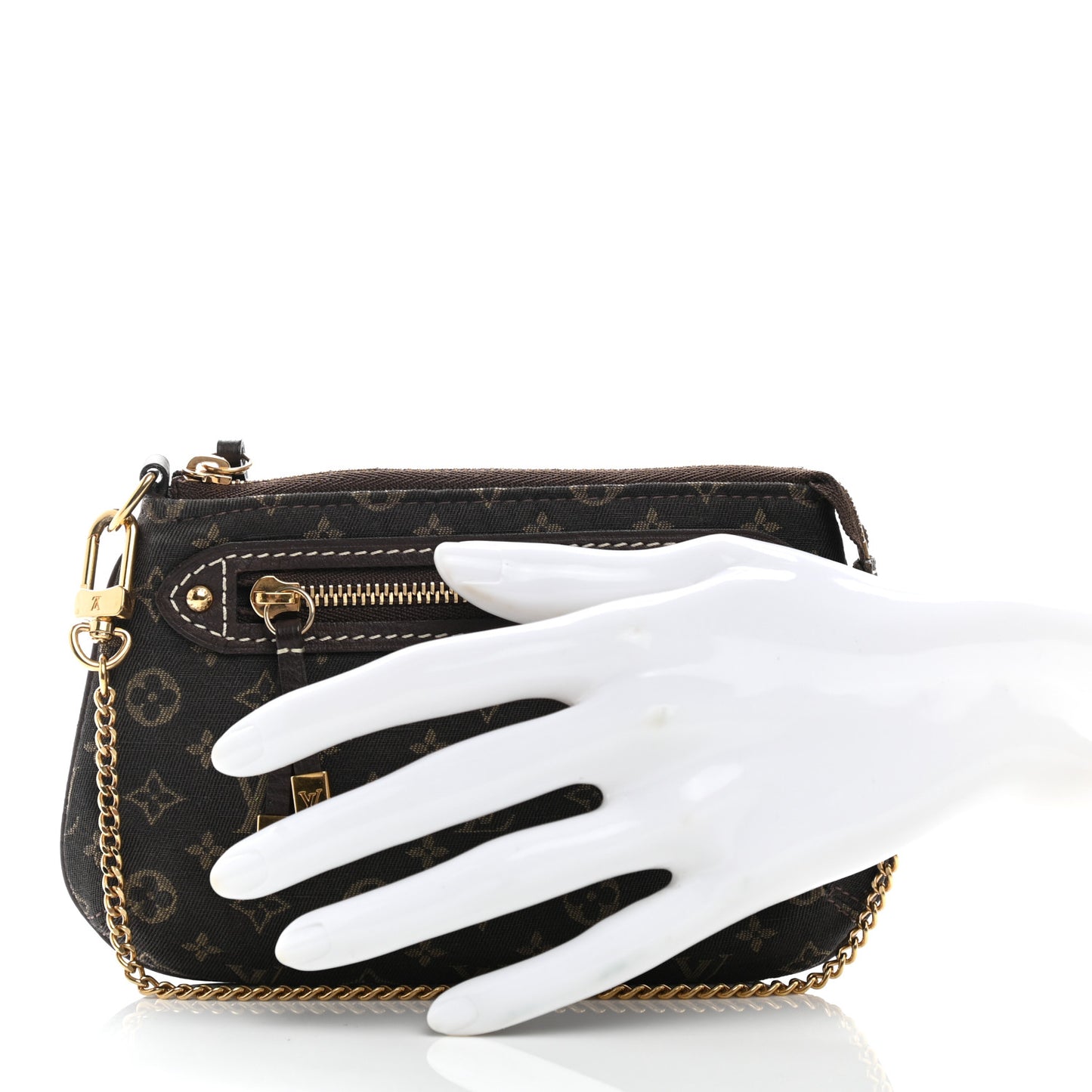 Monogram Idylle Mini Pochette Accessories Fusain