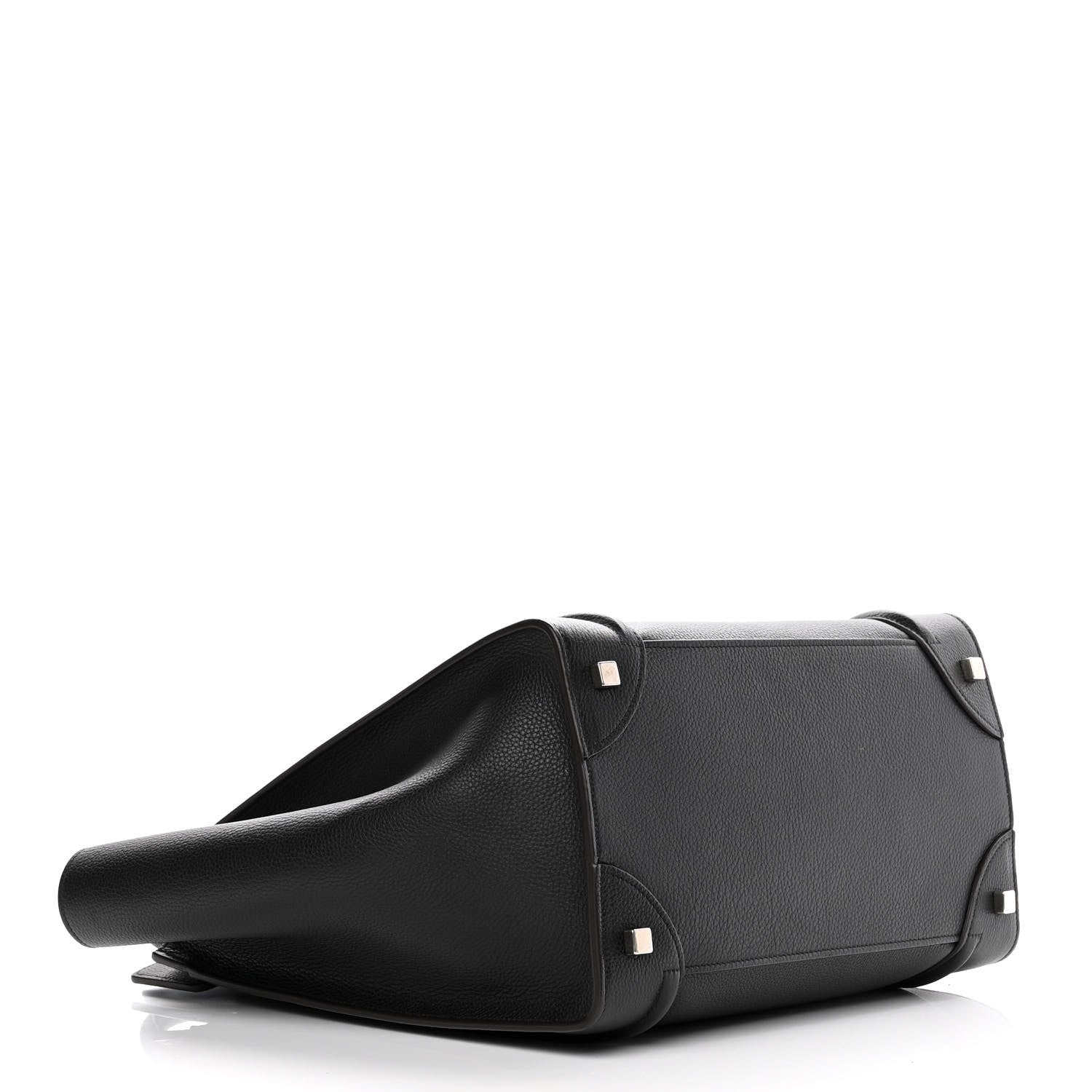 Celine Drummed Calfskin Mini Luggage Black 4 of 11
