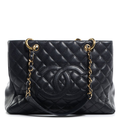 Chanel Caviar Grand Shopping Tote GST Black 1 of 7