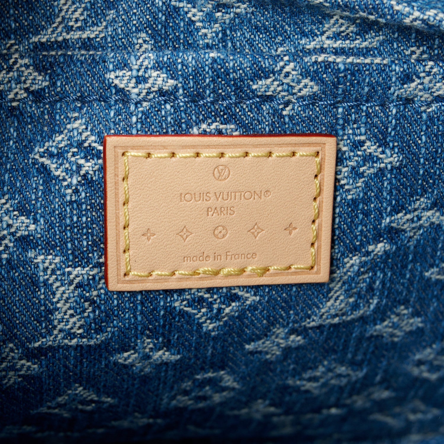 Louis Vuitton Monogram Denim Croissant MM Blue 7 of 13