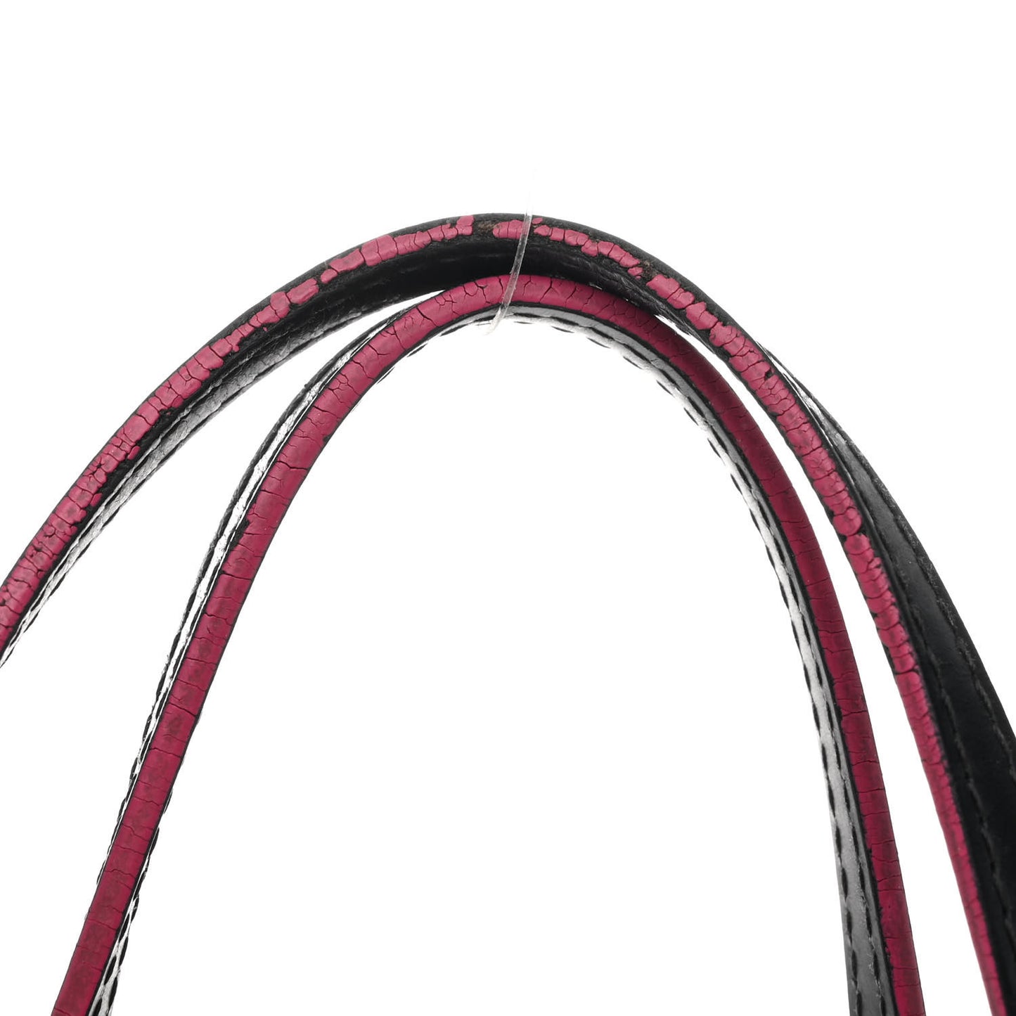 Epi Neverfull MM Black Hot Pink