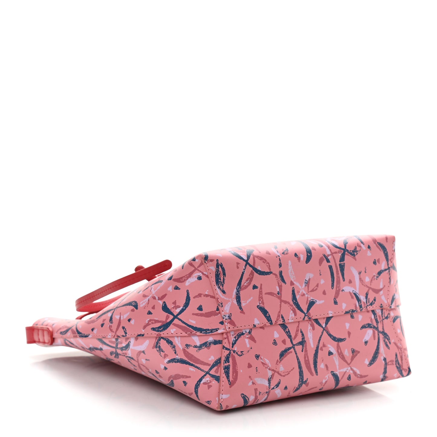X MARC CAMILLE CHAIMOWICZ Calfskin Mini Bucket Bag Pink Blue