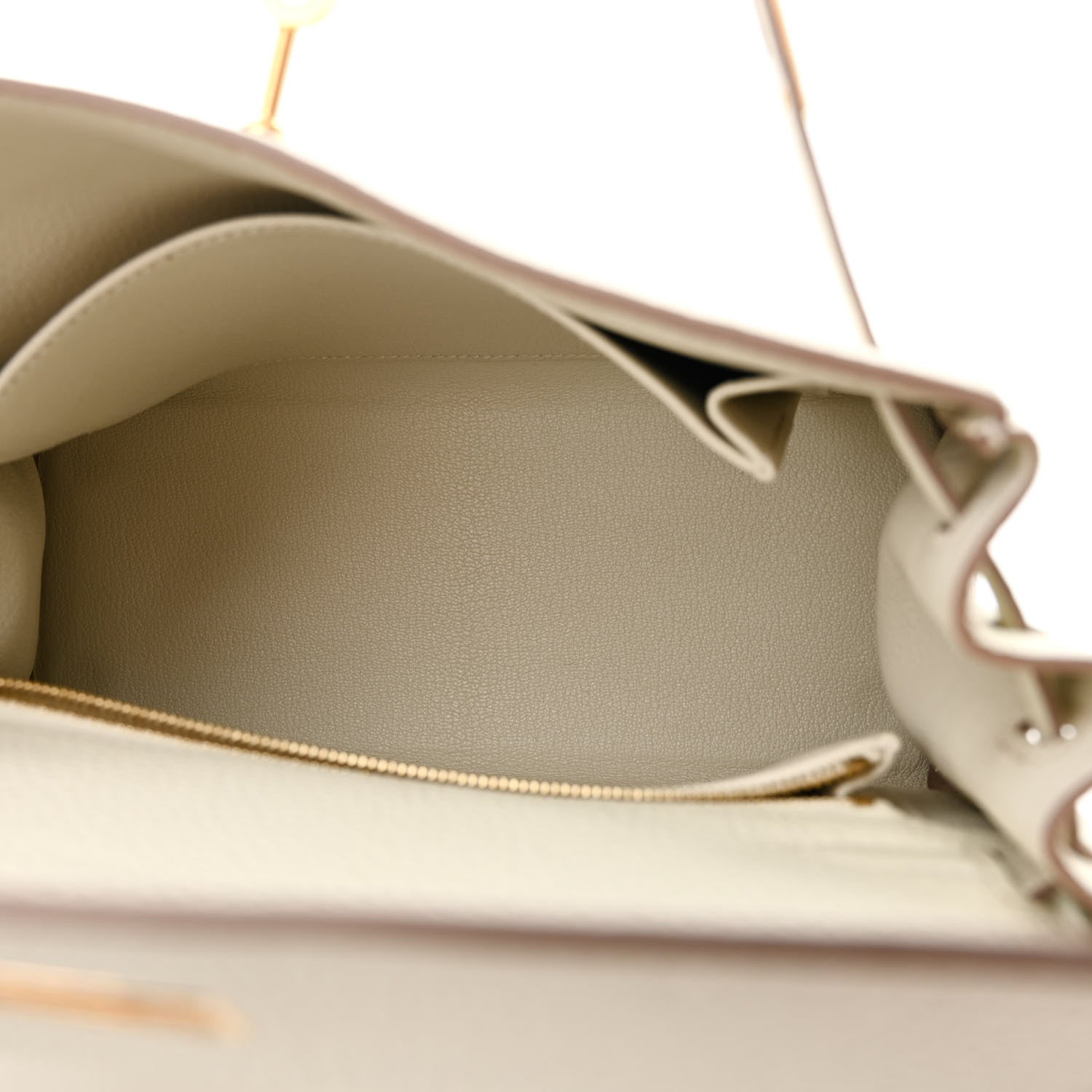 Hermes Togo Kelly Retourne 25 Mushroom 5 of 11