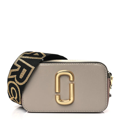 Marc Jacobs Saffiano Small Snapshot Camera Bag French Grey 1 of 10