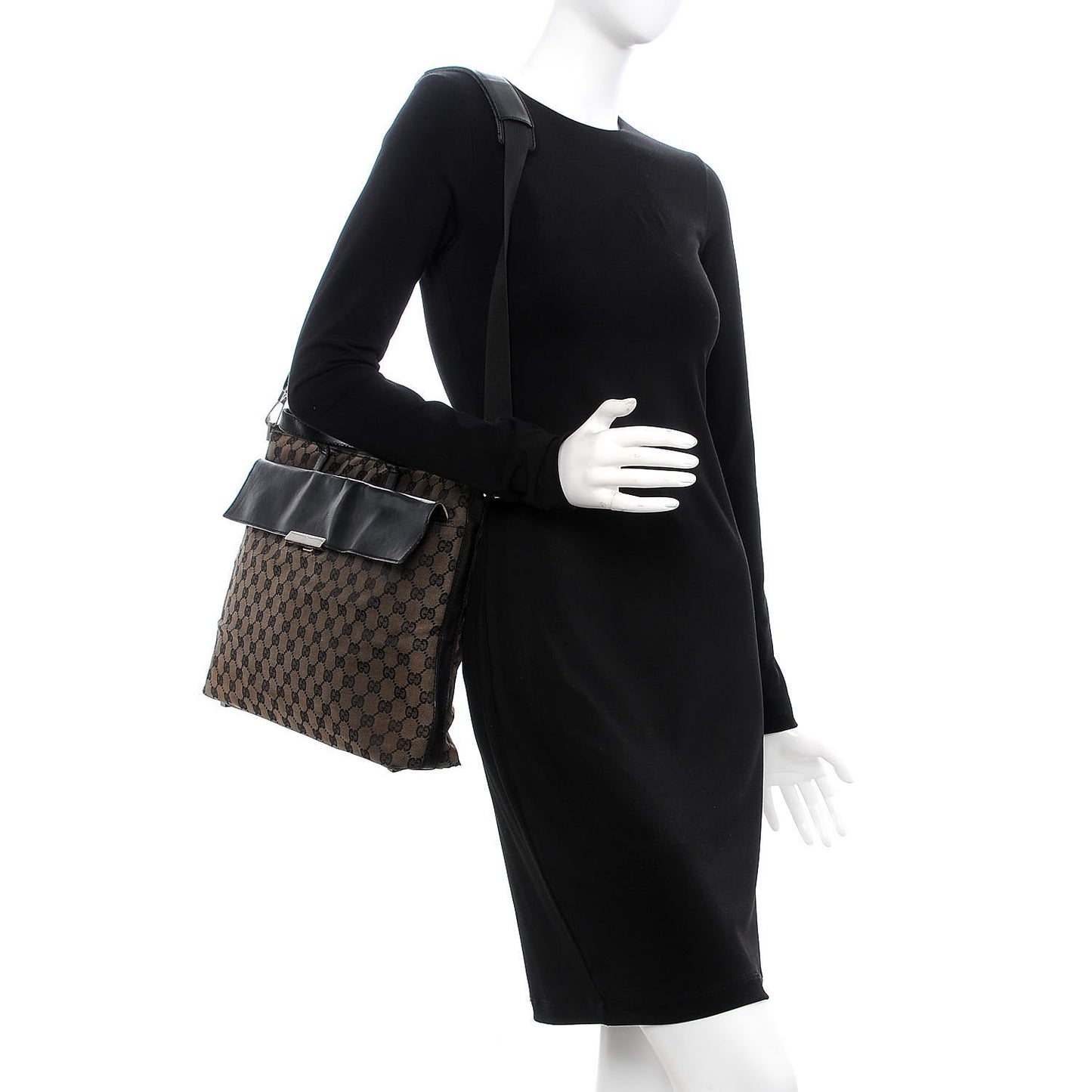 Monogram Large Laptop Briefcase Black