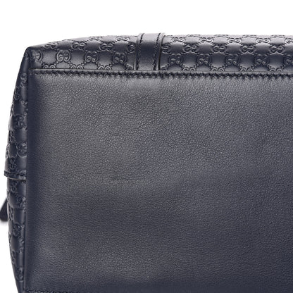 Gucci Soft Microguccissima Dome Satchel Navy 10 of 11