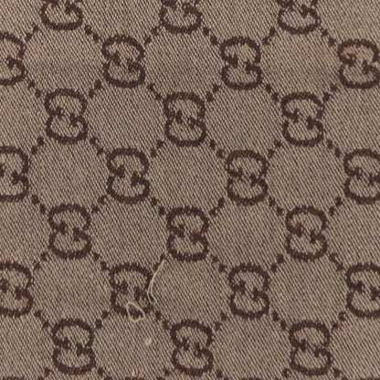 Gucci Wool Jacquard GG Monogram Sten Fringe Scarf Light Brown 4 of 4