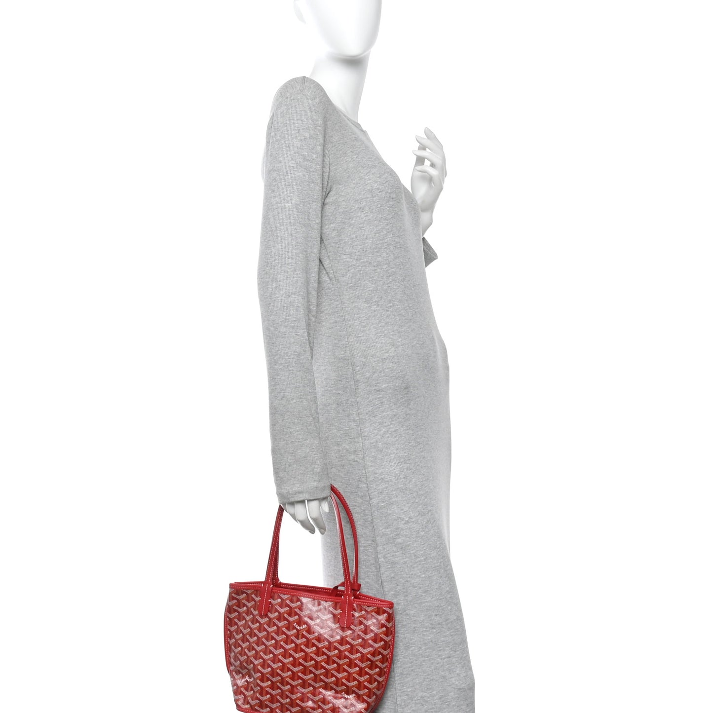 Goyardine Reversible Mini Anjou Red