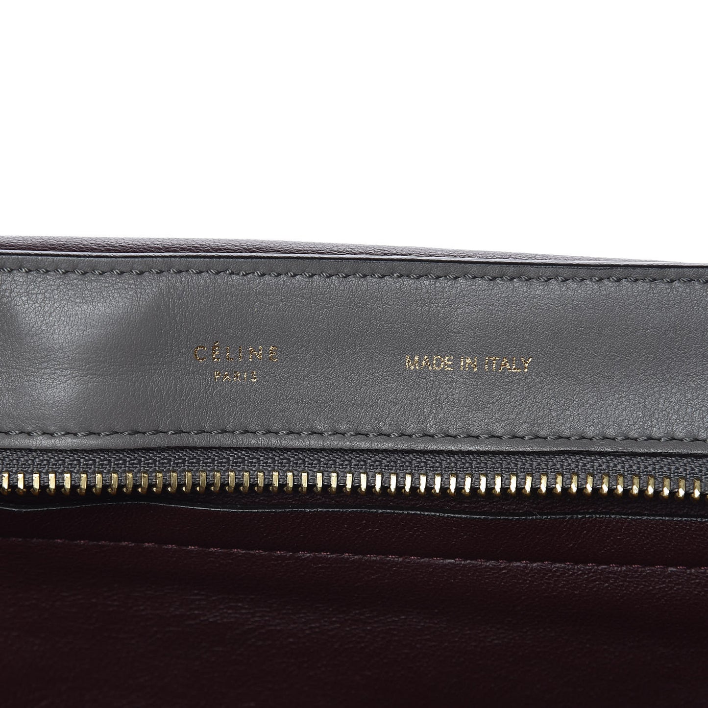 Crocodile Embossed Calfskin Suede Large Trapeze Grey