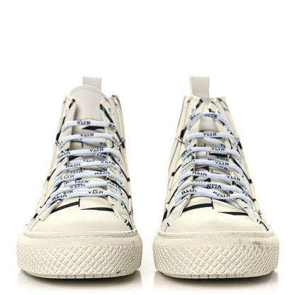 Valentino Garavani Fabric VLTN Mens Times Giggies High Top Sneakers 41 White 3 of 9