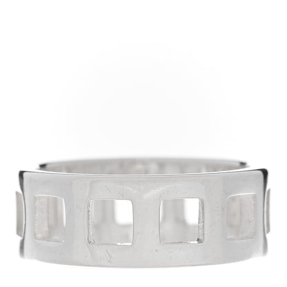 Gucci Sterling Silver Cutout Ring 52 6 3 of 5