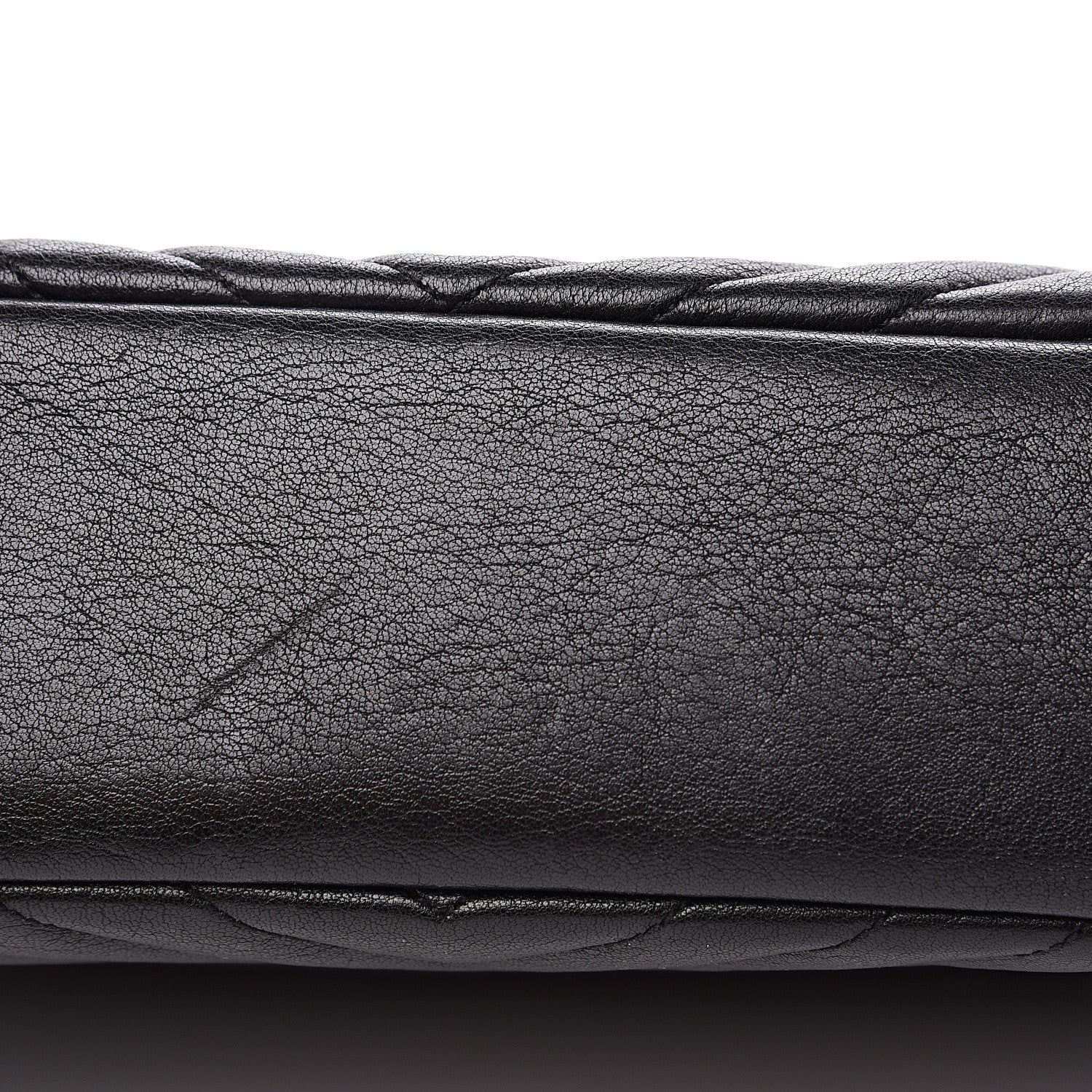 Saint Laurent Sheepskin Matelasse Chevron Monogram Large College Satchel Black 7 of 14