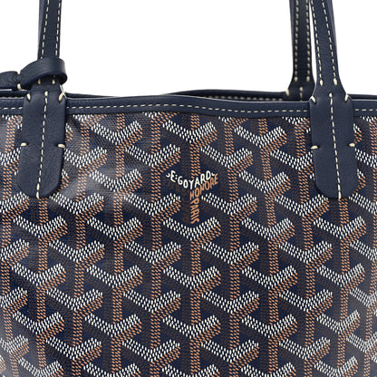 Goyard Goyardine Reversible Mini Anjou Navy 11 of 17