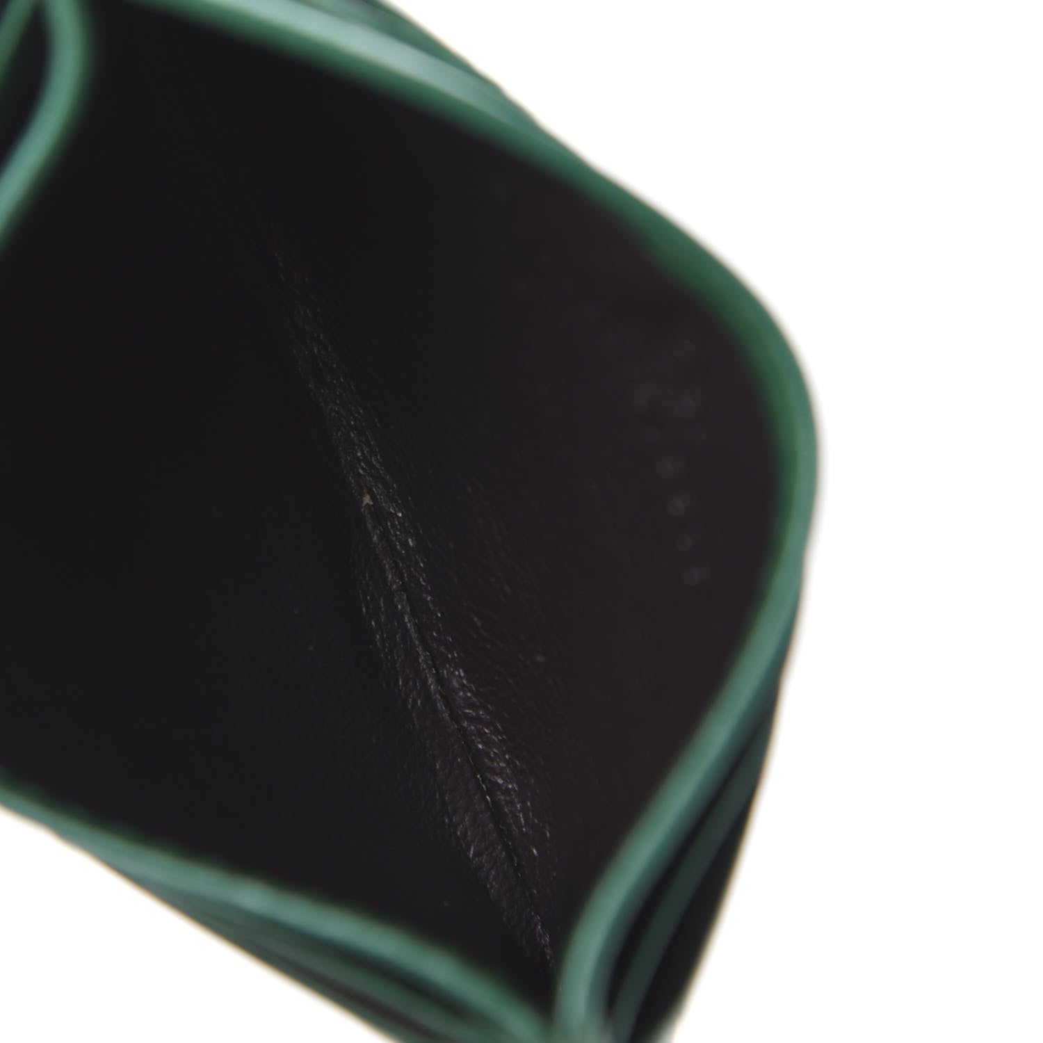 Gucci Calfskin Matelasse GG Marmont Card Holder Emerald Green 5 of 8