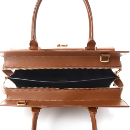Saint Laurent Grain De Poudre Medium Uptown Tote Brick 6 of 12