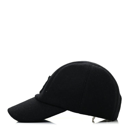 Hermes Wool Davis Varsity Cap 56 Black 3 of 9
