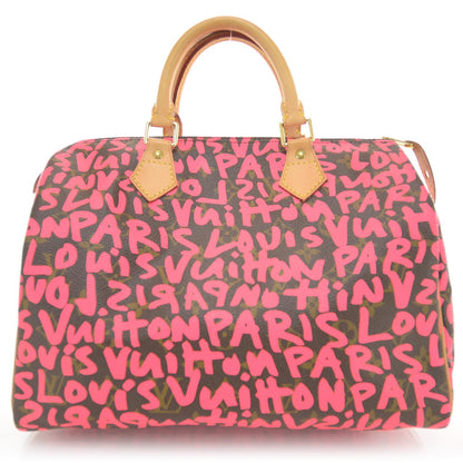 Louis Vuitton Monogram Graffiti Speedy 30 Fuchsia 1 of 7
