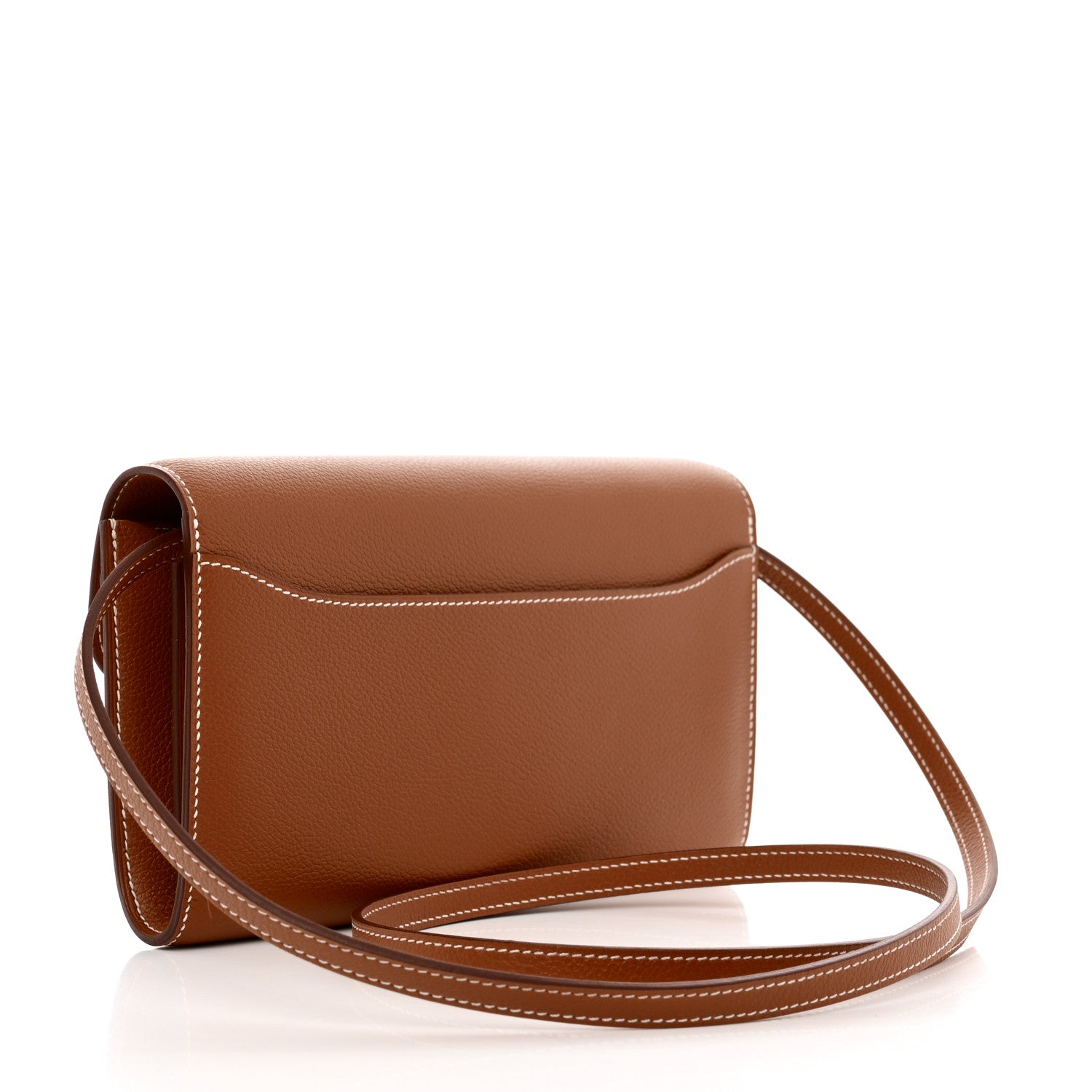 Hermes Evercolor Constance Wallet To Go Gold 4 of 8