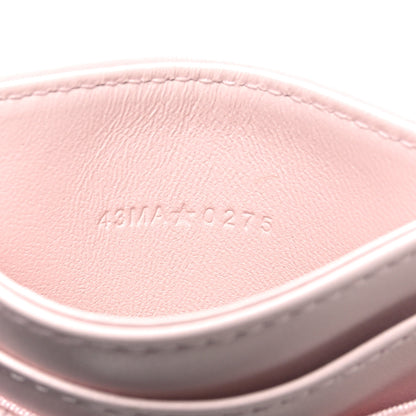 Christian Dior Lambskin Cannage DiorAmour Lady Dior Card Holder Pale Pink 7 of 7