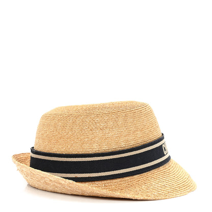 Christian Dior Straw Bucket Hat Natural 6 of 8