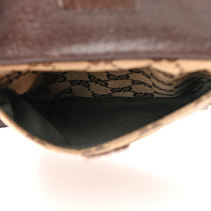 Gucci Monogram Double Pocket Belt Bag Dark Brown 6 of 17
