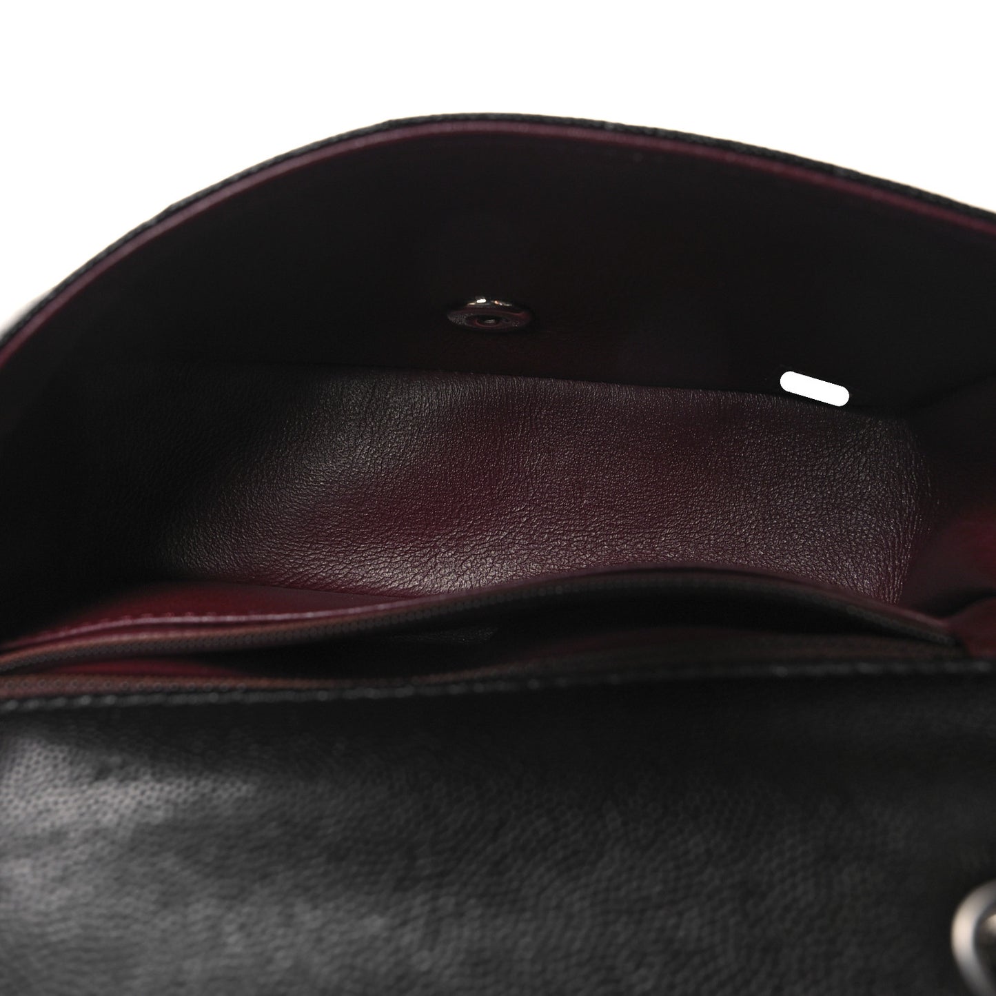 Caviar Quilted Mini Rectangular Flap Black