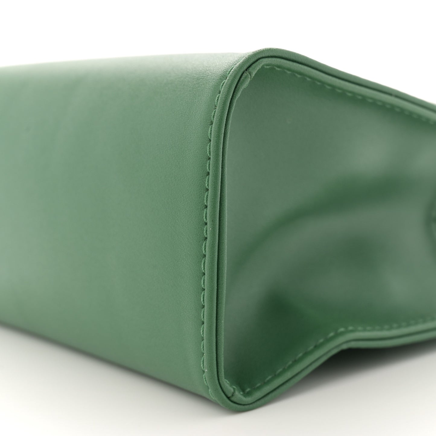 Vegan Leather Small Shopping Bag Leaf