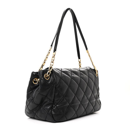 Chanel Calfskin Quilted Retro Chain Flap Black 3 of 12